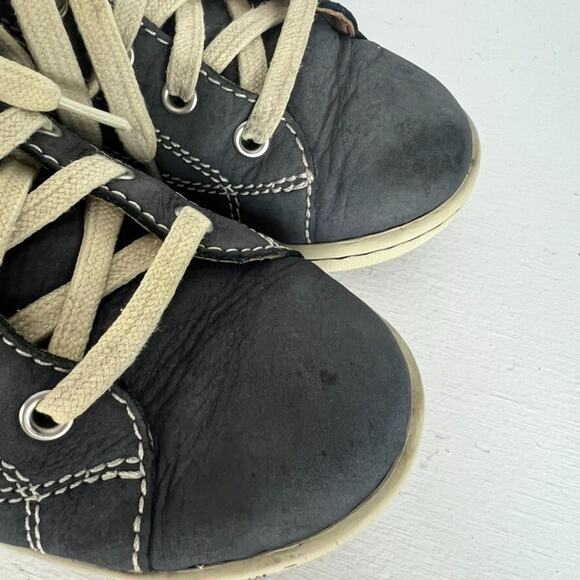 Born Sneakers Womens Size 6 Blue Suede High Top Leather Lace Up - Picture 5 of 11